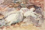 John Singer Sargent Violet Sleeping oil on canvas